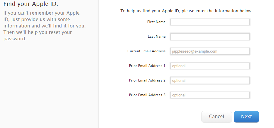   выше, вам будет предложено ввести Apple ID, чтобы сбросить пароль